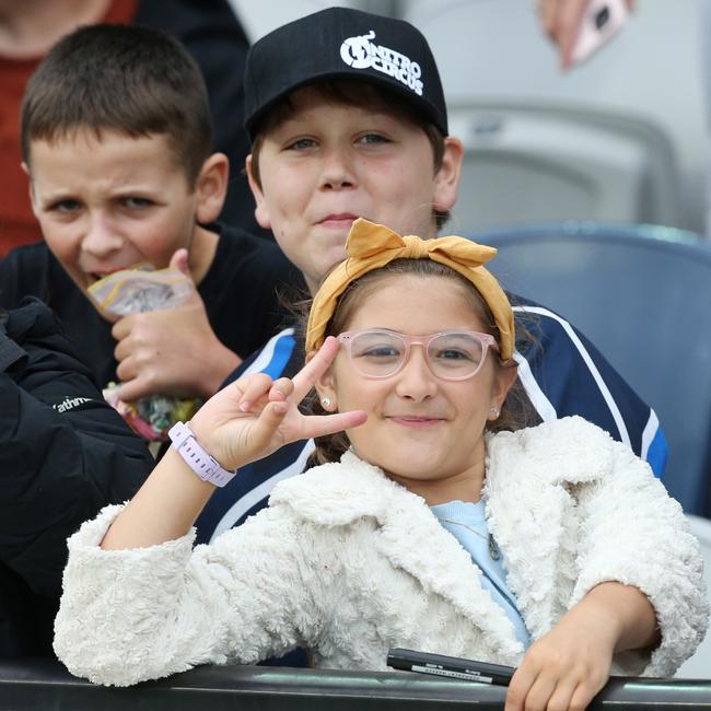 Nitro Circus at Kardinia Park on March 7, 2022. Stunts, crowd reactions, fireworks, plenty of colour. Picture: Mark Wilson