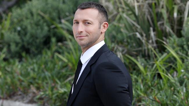 Ian Thorpe looks very pleased with himself ahead of his ‘marriage’ to SBS news icon Lee Lin Chin. Picture: Getty Images