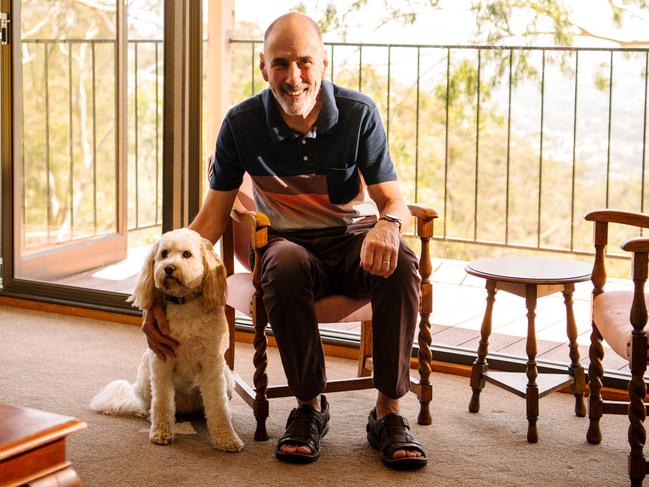 Chris Baggoley at his home. Picture: Morgan Sette