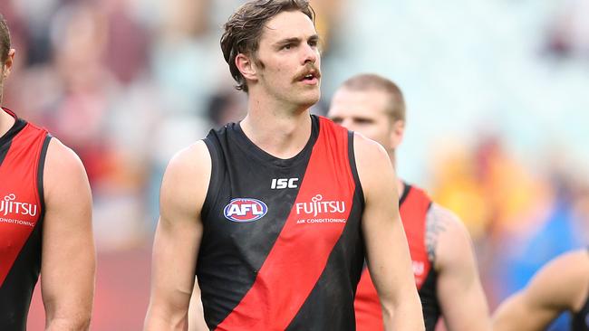 AFL Round 7. 05/05/2018. Essendon v Hawthorn at the MCG.  Essendon's Joe Daniher after game   . Pic: Michael Klein