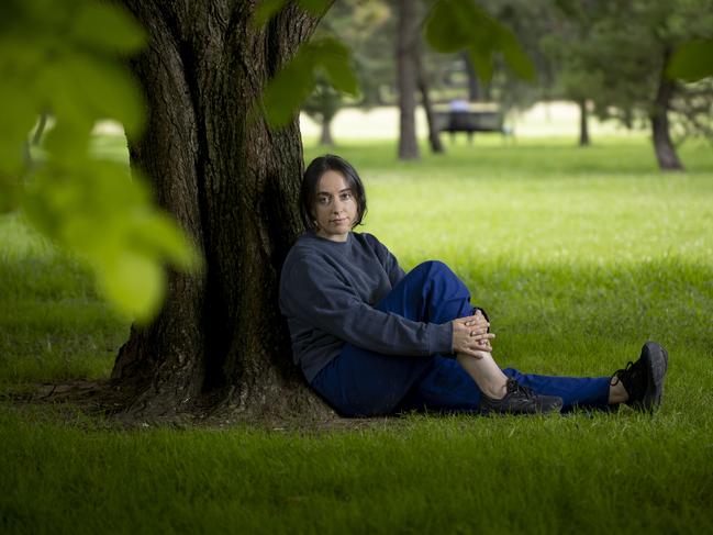 Thursday 25th January 2024.  The Australian.Rosie Tilli, has been prescribed anti depressants and very quickly developed severe side effects which are now permanent leaving her genital area completely numb, even after stopping the medication.Photograph by Arsineh Houspian.