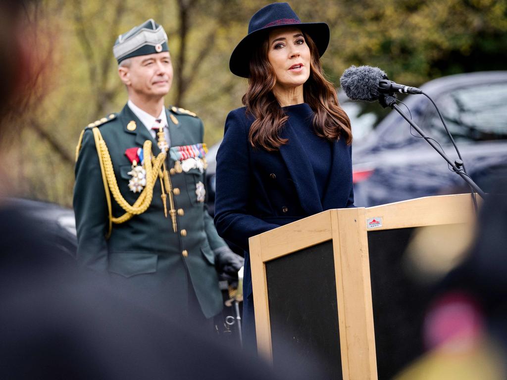 Queen Mary of Denmark has close ties to the Home Guard, appointed a major in 2023. Picture: AFP