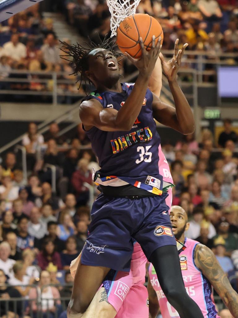 David Okwera of Melbourne United. Picture: Getty