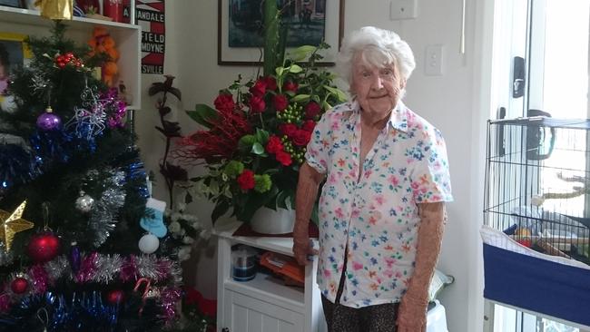 Joy Blinstrub, 95, of Belrose, who died after allegedly being hit by a truck reversing down her driveway, was “loved by everyone she met”. Picture: Supplied