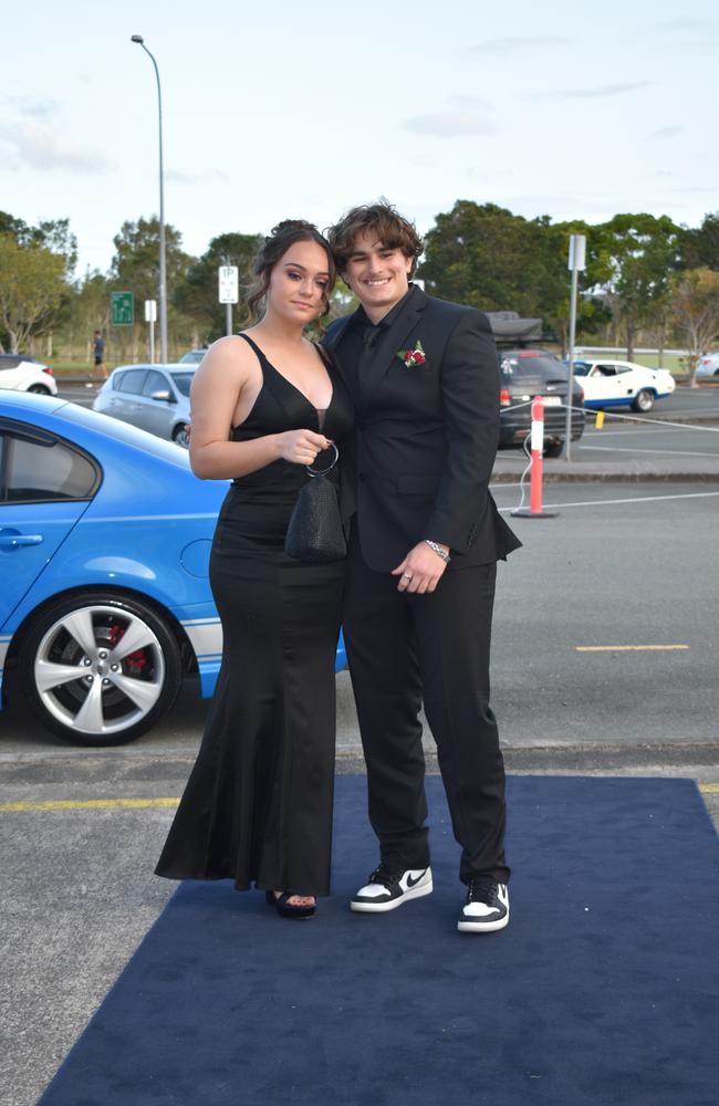 Students at the 2024 Chancellor State College formal.