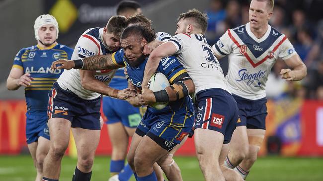 Junior Paulo was outstanding for the Eels. Picture: Brett Hemmings/Getty Images