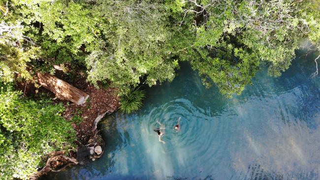 45/71Cardwell Spa Pool, Cardwell - Queensland
The milky-blue waters of Cardwell Spa Pool 2.5 hours outside of Cairns make it one of Australia's most stunning natural pools. Picture: Tourism and Events Queensland