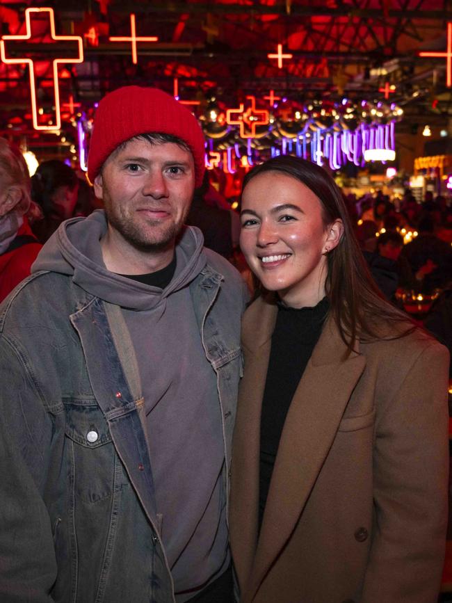 Matt Booth and Sophie Galloway at Winter Feast 2025 in Hobart. Picture: Caroline Tan