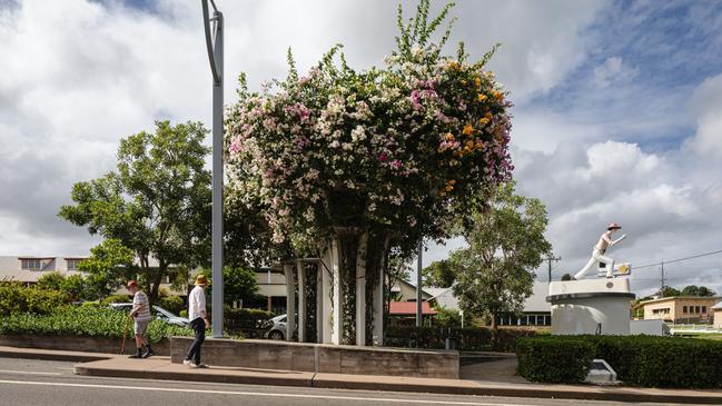 Mount Morgan's Morgan Street Revitalisation project. Picture: Cam Murchison