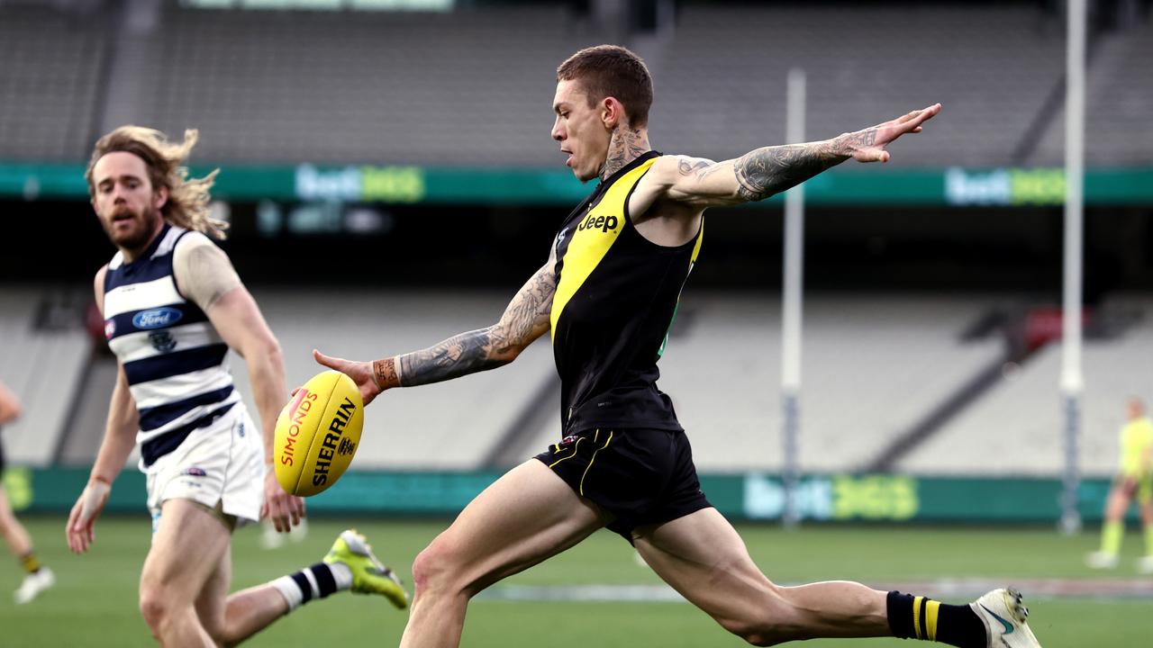 Matthew Parker was a shining light for the Tigers. Picture: Michael Klein