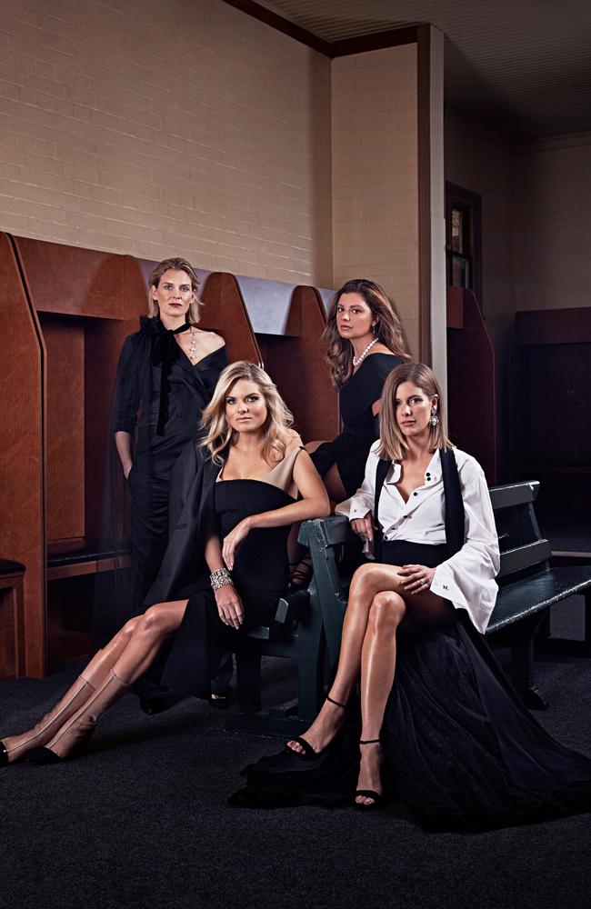 Tenacious, smart and on their game: Sarah Jones, Erin Molan, Yvonne Sampson and Lara Pitt have helped even the playing field in sports reporting. Picture: Damian Bennett