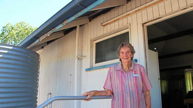 HISTORIC HALL: Upper Lockyer Withcott QCWA vice president Ruby Jensen said the little building had served the town well. Picture: Melanie Keyte