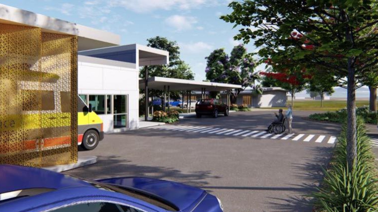 An artist impression of the $30 million Sarina Hospital development have been released.