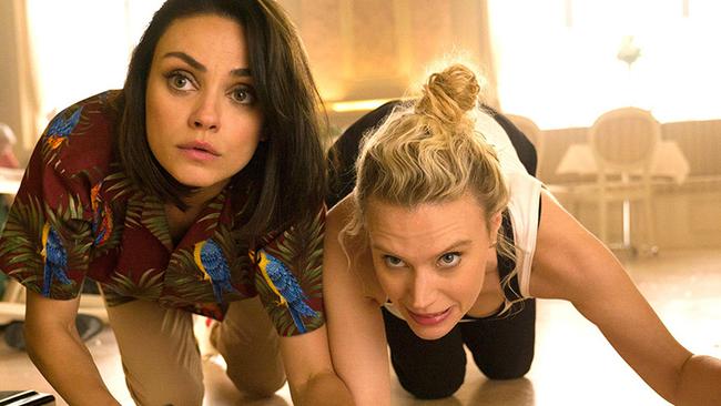 Mila Kunis and Kate McKinnon in The Spy Who Dumped Me.