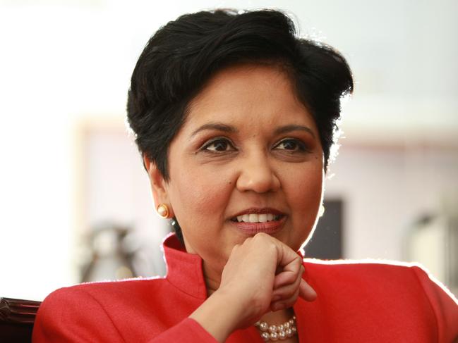 Chairman and Chief Exec of PepsiCo Worldwide, Indra Nooyi at Park Hyatt Hotel, The Rocks, Sydney, today.