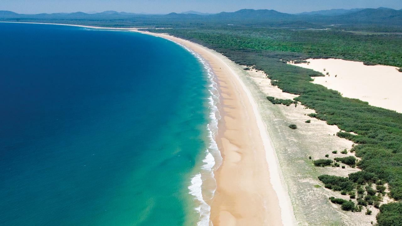 Town of 1770, Queensland. View south from Bustard Head.