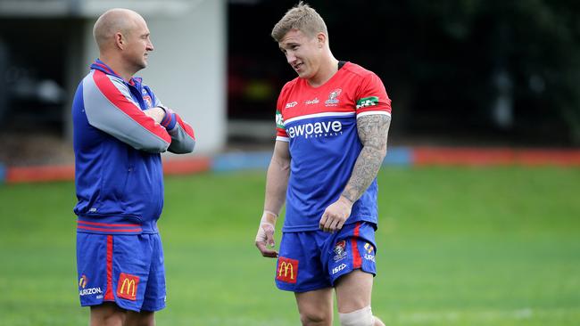 Trent Hodkinson took aim at Nathan Brown during the week. Picture: Peter Lorimer.