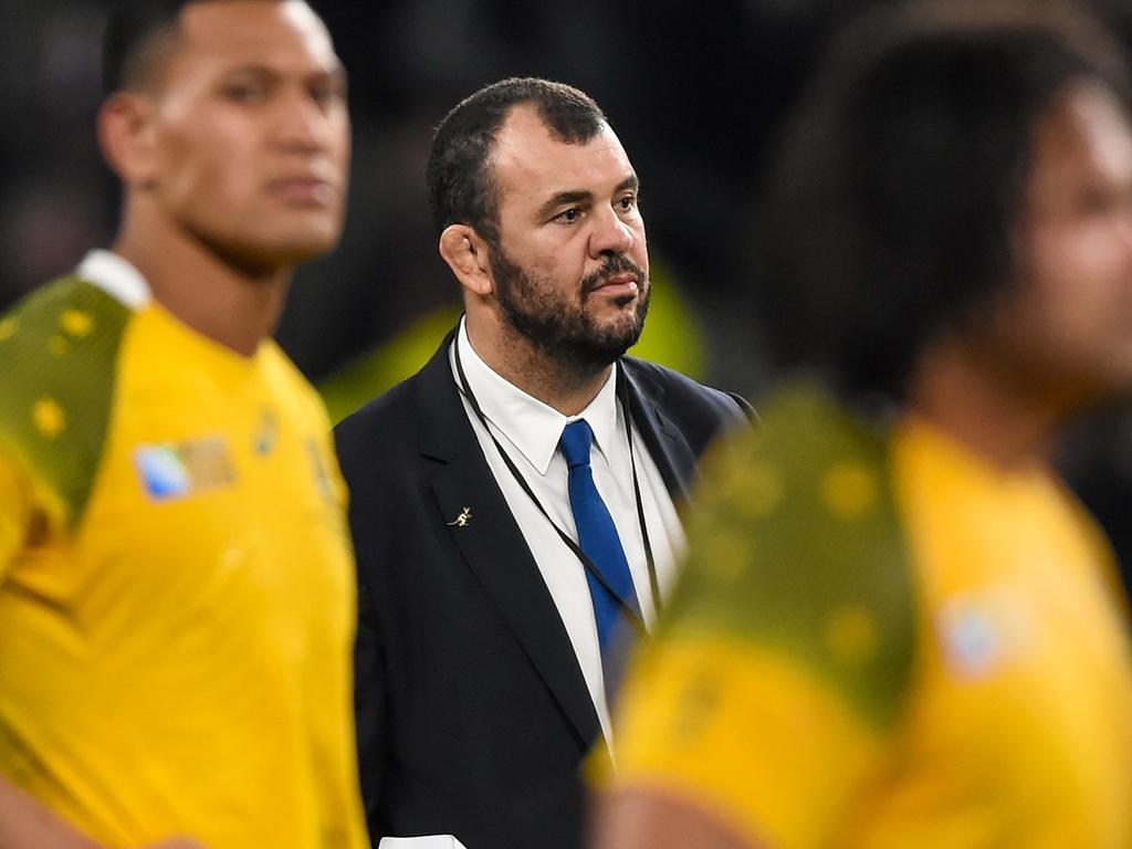Cheika following his side's defeat in the 2015 Rugby World Cup Final. Picture: Stephen McCarthy / SPORTSFILE