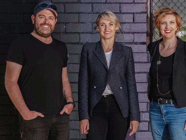 Tractor Ventures co-founders Matt Allen, Jodie Imam and Aprill Allen. Source: Supplied.