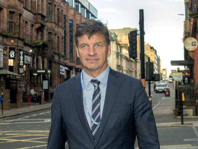 Angus Taylor Australian inister for Energy and Emissions Reduction at COP26 Glasgow. 2 Nobember 2021. Photo: Annabel Moeller