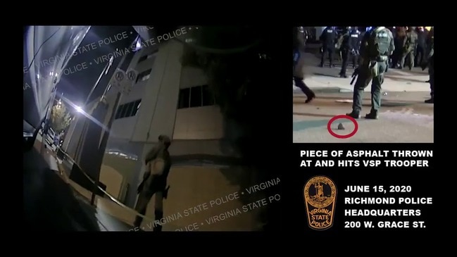 Police Release Bodycam Footage Of Officer Injured By Protesters In ...