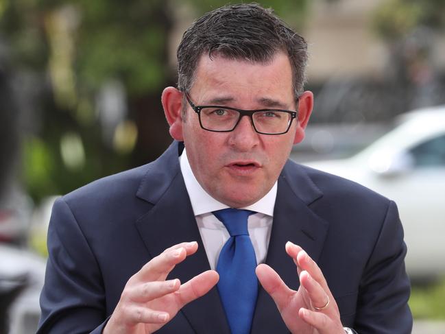 Premier Daniel Andrews has confirmed Victoria is ‘not chasing Omicron zero’. Picture: David Crosling / NCA NewsWire