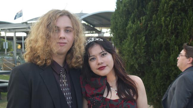 Carter Olejniczak and Shanae Pearsall at Runcorn State High School 2023 formal. Photos: Georgie Walker.