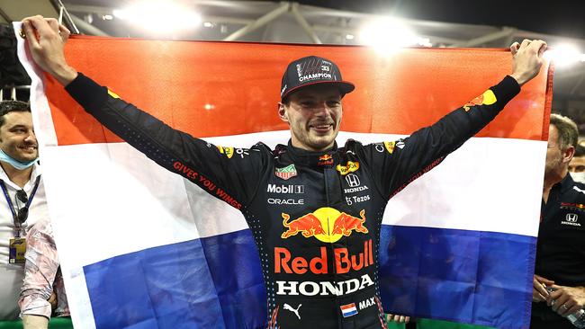 Max Verstappen is the world champion. Photo by Mark Thompson/Getty Images