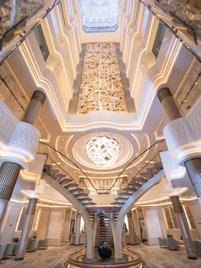 Atrium on Regent Seven Seas Grandeur.