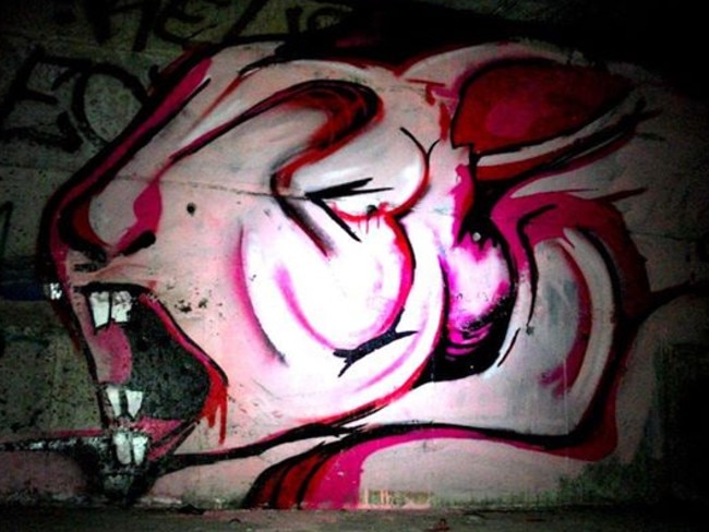 Graffiti brightens its walls. Picture: Darmon Richter/The Bohemian Blog.