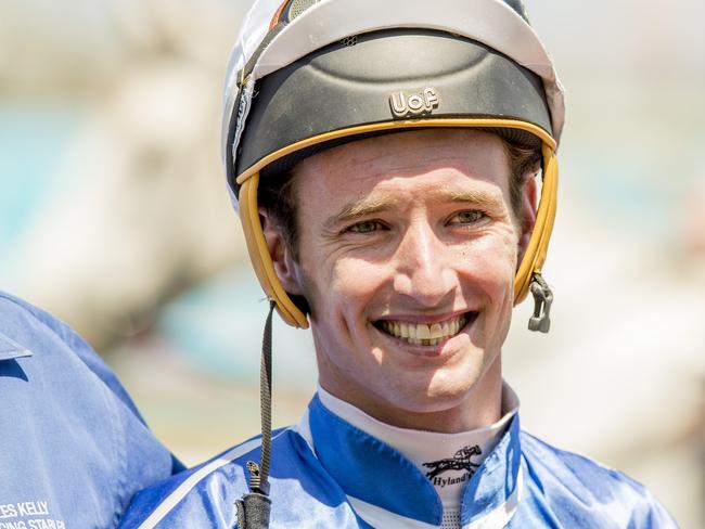 Race 2 at the Gold Coast Turf Club, winner Sheza Lily ridden by Ryan Plumb on Saturday.  Picture: Jerad Williams