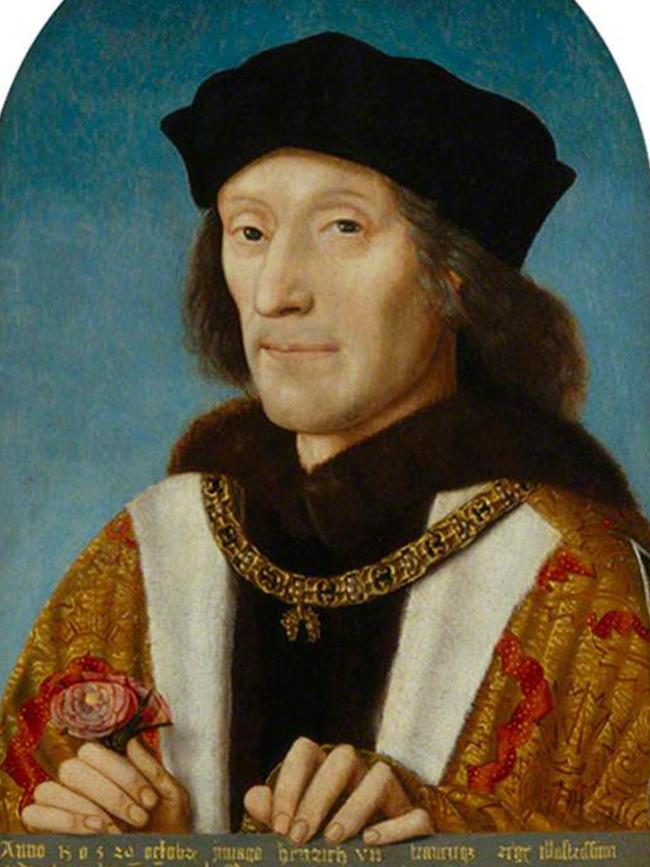 A portrait of King Henry VII. Picture: Supplied