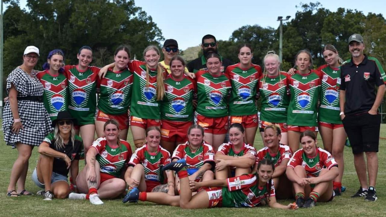 The 2023 Nambour Crushers women's team. Picture: Facebook.