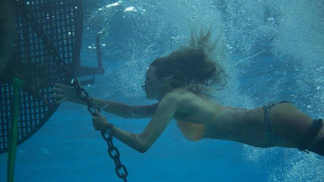 Blake Lively in a scene from The Shallows