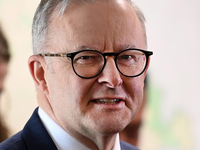 SYDNEY, AUSTRALIA - NewsWire Photos DECEMBER 16, 2022: Australian Prime Minister Anthony Albanese opens the new electoral office for the Member for Bennelong Jerome Laxale MP. Picture: NCA NewsWire / Jeremy Piper