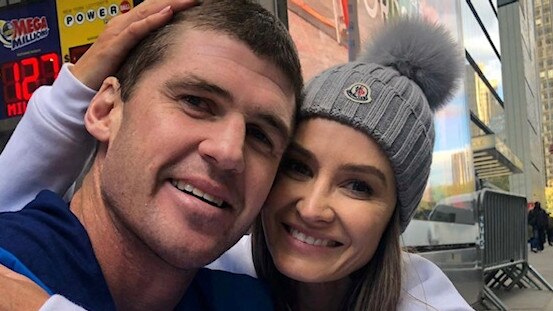 Jonathan Brown is ‘so proud’ of wife Kylie for her bravery through her endometriosis battle.