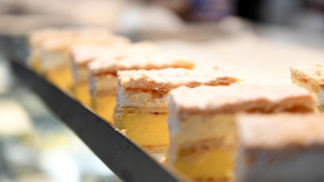 French vanilla slice from Henry's Bakery Cafe in Lismore.