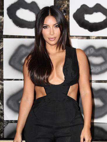 Kim Kardashian attends an artists event in Los Angeles. Picture; Getty