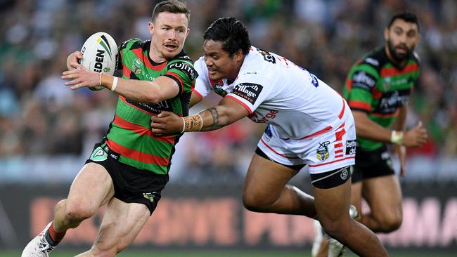 Damien Cook was dangerous for the Rabbitohs. Picture: AAP