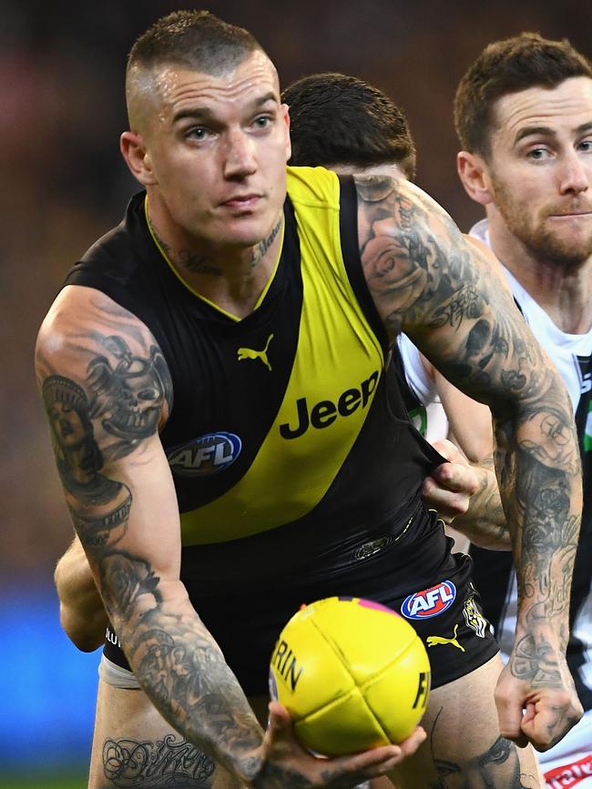 Dustin Martin in action for Richmond.