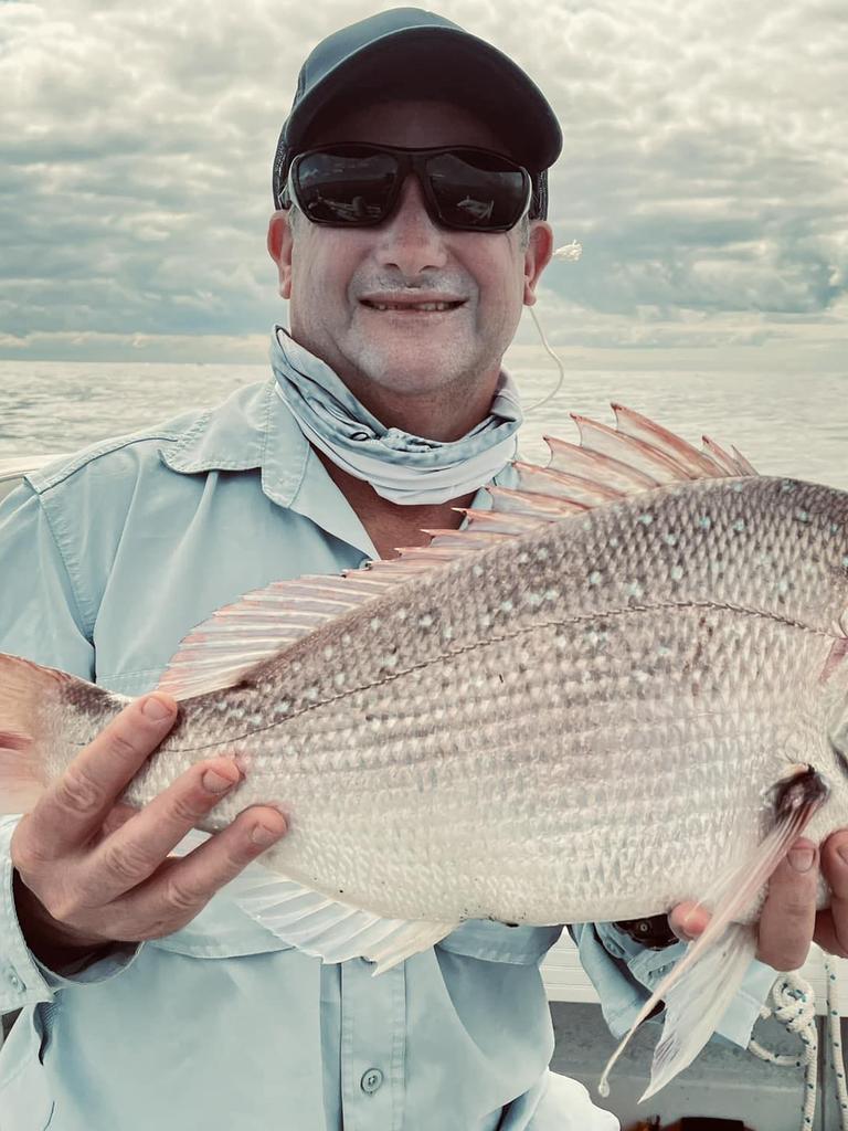 Mr Collings’ brother-in-law and skipper Darren Curmi, was helped out of the water by witnesses and brought to land. Picture: Facebook