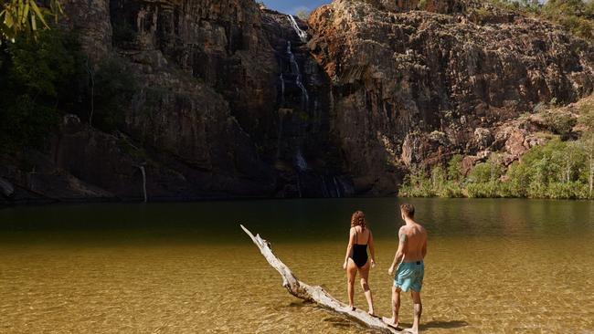 Gunlom is a cascading waterfall located in the Kakadu National Park in the Northern Territory, Australia. Picture: Matt Cherubino