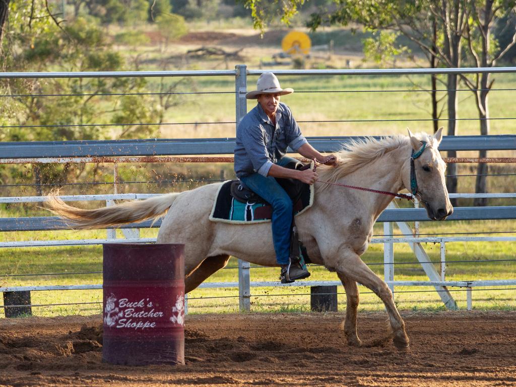 Rob Strathdee riding Diamond.