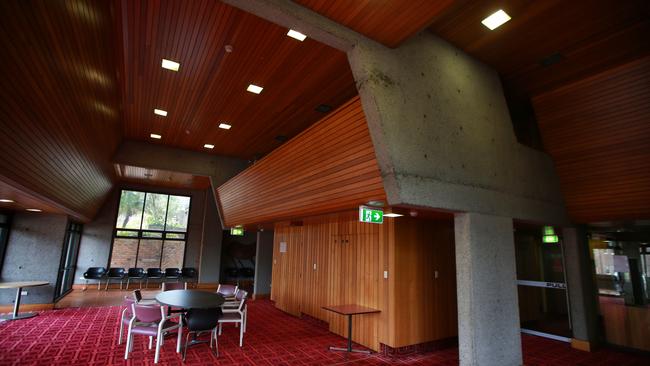 The residents' community room at Sirius, now shut off from the few remaining tenants.