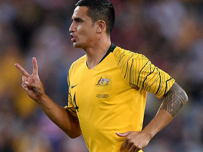 Tim Cahill. Picture: Dan Himbrechts