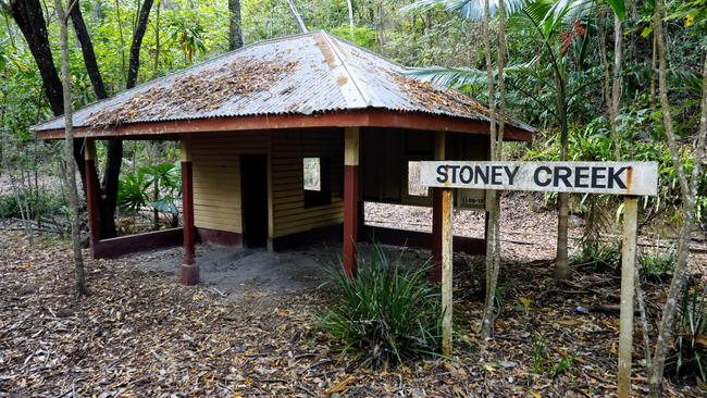 Stoney Creek train station, where the driver of the rail motor had to run to in order to raise the alarm. Picture: Brendan Radke