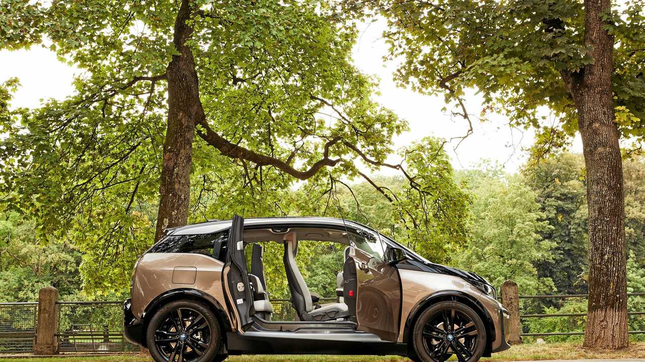 The electric-powered BMW i3. Picture: WILFRIED WULFF