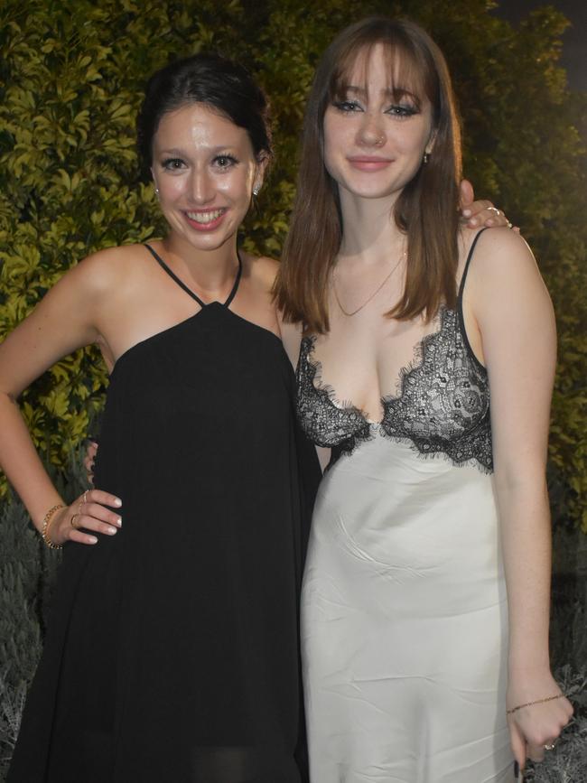 Evelyn and Jasmine at Queensland Academies Creative Industries formal.