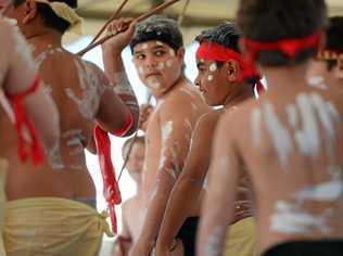 Dancers from the Lismore Heights Public School perform at a past Naidoc celebration at the Lismore showground. Picture: Cathy Adams