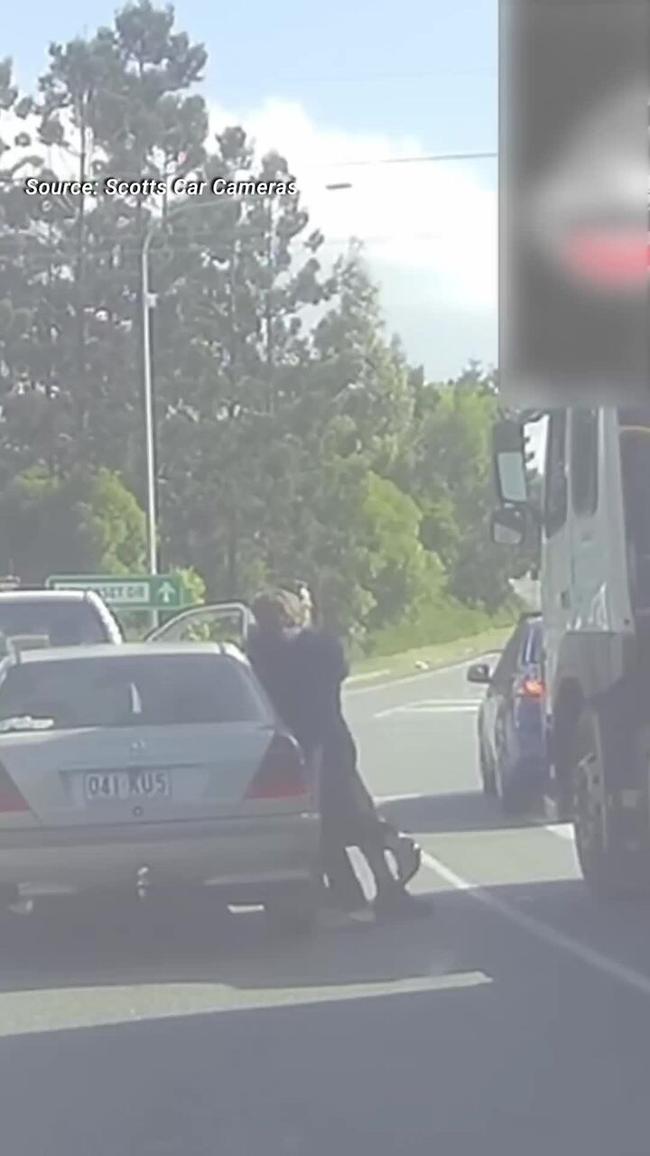 Mullet vs Merc in Gold Coast road rage incident